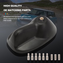 Anlseiod Large Type Roof Antenna Mount Base Fit for Fit for Mini Cooper Clubman S R55 2008-2015 with Short Sport Antenna and Rubber Gasket Fit for Mini Cooper Hatchback S R56 2007-2013 65203456090