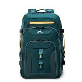 High Sierra Hi-Life Travel Backpack - Features 2-inch Expansion, WetPak Pockets, 17” Laptop Compartment, Stack-It Strap, Adjustable Sternum Strap, Fleece Pocket, Dual Water Bottle Pockets