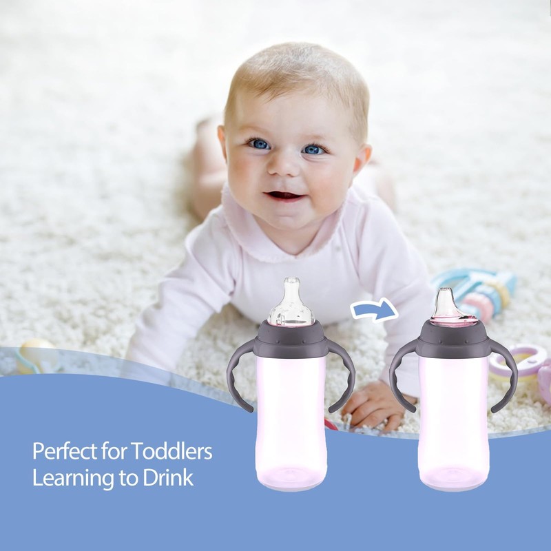 4/6 Packs Replacement Silicone Spout Compatible with NUK Learner Cup
