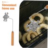 ABOOFAN 1 Set Snowflake Timbale Iron with Ergonomic Handle Deep
