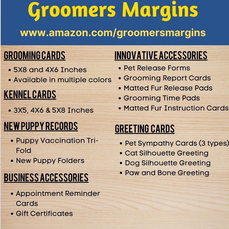 Matted Fur Release Forms for Dog Grooming Salons (Pad of