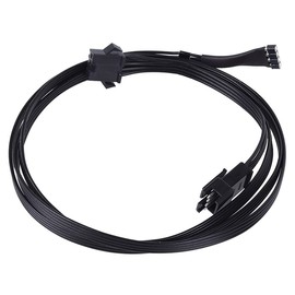Alphacool 18541 RGB 4pol LED adapter cable for Mainboards 100cm - black Cables Other cables