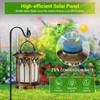 KOOPER 4 Pack Solar Lanterns Outdoor Waterproof, Upgraded Flickering Flame