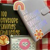 PIN&WEI 100 Envelope Challenge Binder, Savings Challenges Sheets，Budget Binder with