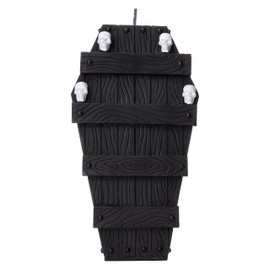 Skull Candle R.I.P. Coffin Skeleton Candles 7x5 Inches Burns 12 Hours! Spooky Decorations & Decor - Skull & Bones Goth - Spooky Horror Gift Gothic Vintage Gift Trick Or Treat Skull Farmhouse