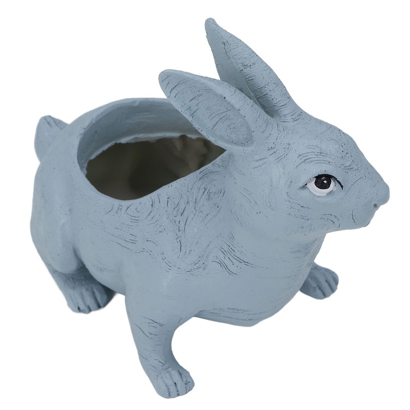Rabbit Planter Animal Shaped Cartoon Succulent Plant Pot Garden Decoration