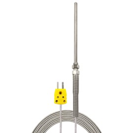 PerfectPrime TL1815 K-Type Sensor Probes Metal HeadProbe for K-Type Probe Thermocouple Sensor & Meter in Temperature Range from 0 to 800 °C