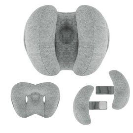 Baby 2 in 1Car Seat Travel Neck Pillow Infant Head Neck Support Cushion Pad Adjustable Toddler Car Pushchair Stroller Sleeping Pillow Soft Head Neck Protector Pillow