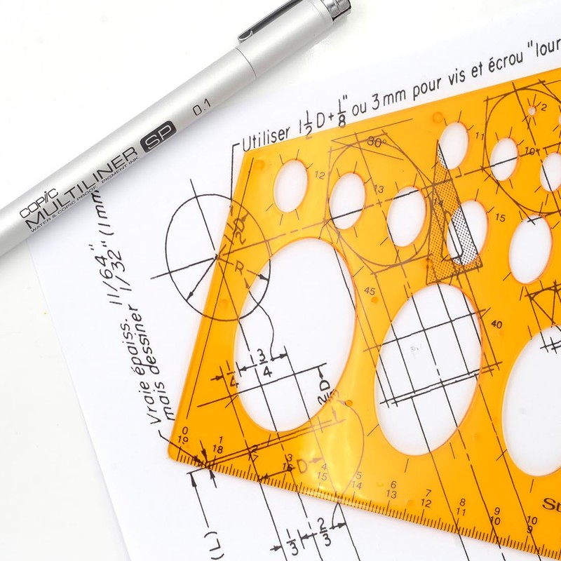 Studygraph by Graph'It Normograph for Technical Drawings, Maps and Charts,