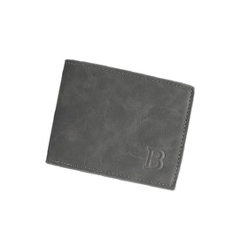 FNSIGHD Mens Wallets Leather,Fashionable Retro Slim Wallets for Men,Card Holder and Coin Pocket,Minimalist Wallet for Men UK,Practical Small Purses Prefect for Work Business or Travel(Black)