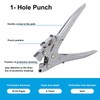 Handheld Hole Punch 1‑ Hole Punch 30 Sheet Capacity Single