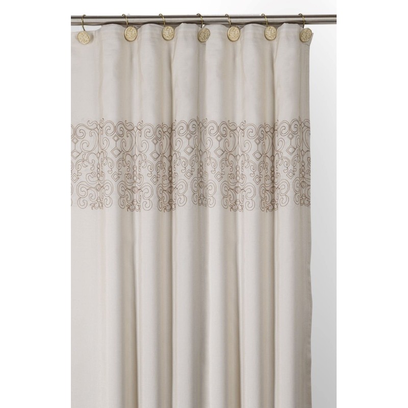 Creative Scents Shannon Decorative Shower Curtain Hooks Gold - Set