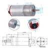DC12V DIY Encoder Gear Motor for Smart Car Robot with