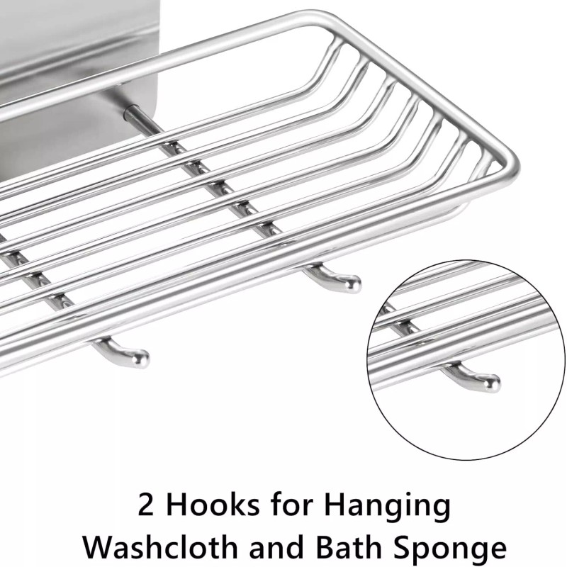 Tiilan Self Adhesive Bar Soap Dish for Shower, Bathroom Holder