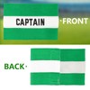 6 Pcs Kids Captain Armband, Adjustable Football Armband for Youth