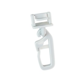 dekondo klick Fix Curtain Gliders for Curtains and Profile Rails with 6 - 6.5 mm Groove / Profile Slot - Easy Click In, Lockable Folding Hook (100)