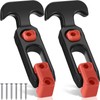 Mudder Flexible Rubber Draw Latch T Handle Hasp Rubber Draw