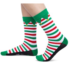 Zmart Christmas Gifts Stocking Socks for Men Women - Secret Santa Socks Xmas Stocking Stuffers for Teens, Elf Christmas Socks