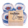 FunTomia Set of 4 (LED) Longboard/Skateboard Wheels (Big Wheels) in