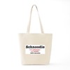CafePress Schnoodle Designer Dog Tote Bag Reusable Natural Beige Canvas