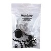 Honbay 6 Metal Finger Picks + 2 Thumb Picks Set