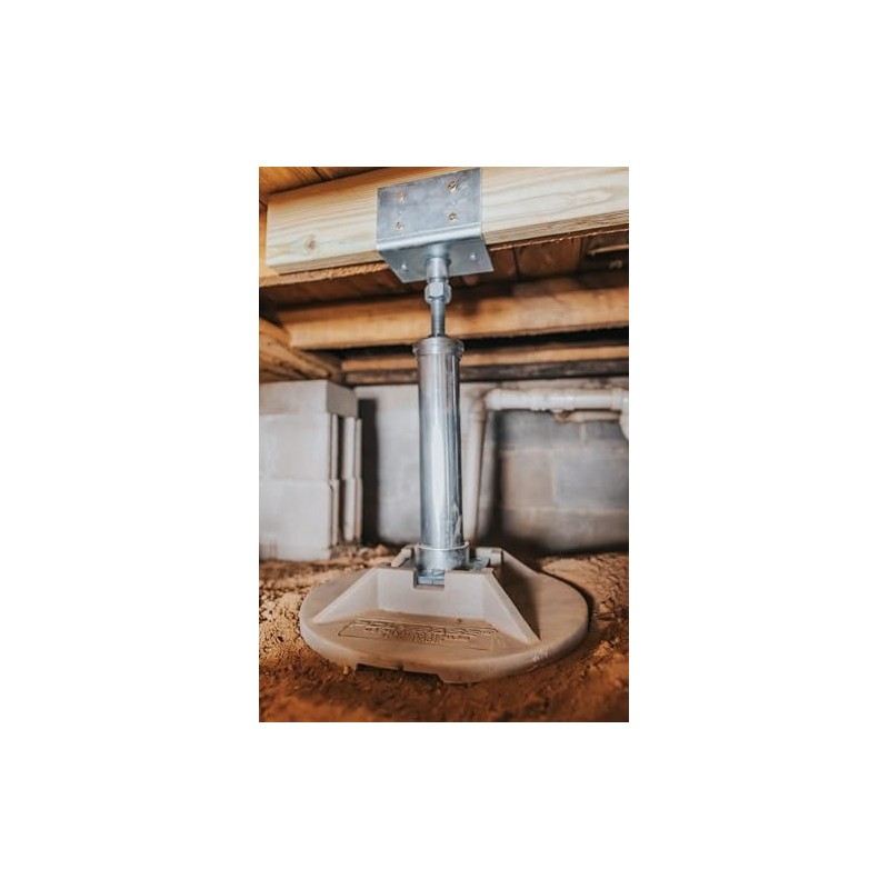 Crawl Space DIY - 18" Round PolyBase Crawl Space Support