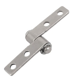 Sourcingmap 0.1Nm Iron Nickel Plated Torque Type Friction Positioning Hinge Silver Tone