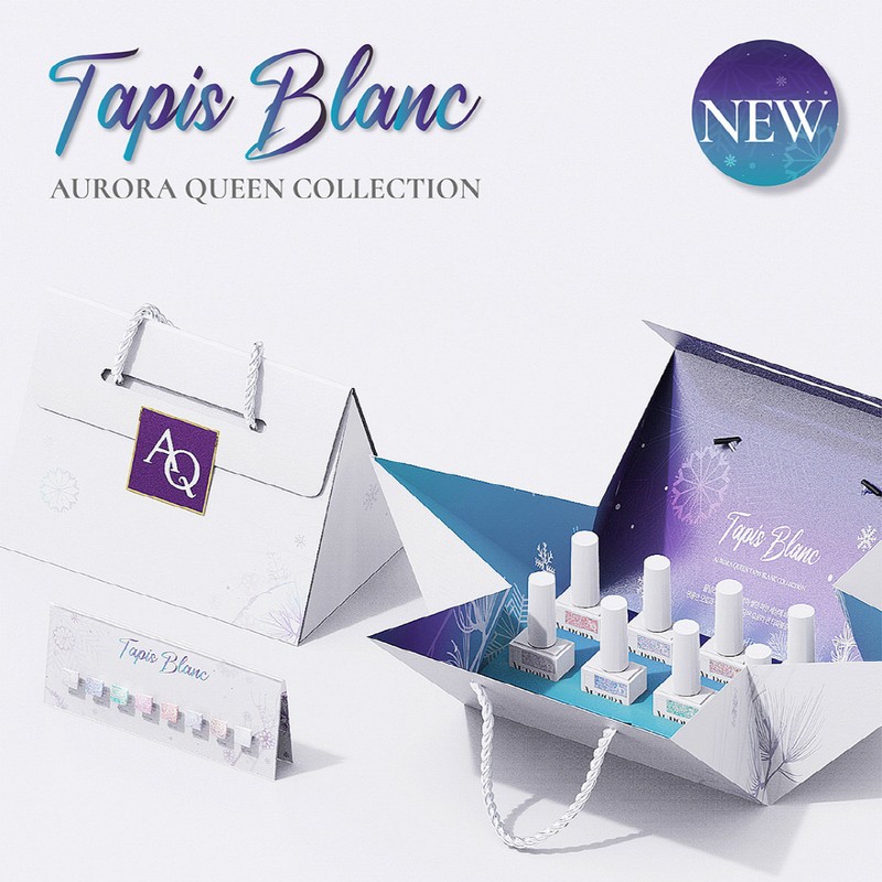 Diesel Aurora Queen Tapi Blanc Glitter Gel 8-piece set /