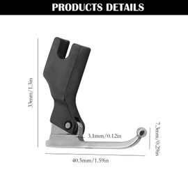 P369 New Sequin Special Presser Foot Bead Fabric, Sewing Machine Accessories Reduce Disconnection Sewing Foot with Beads for Wedding Dress Evening Gowns