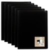 eco-eco A5 100% Recycled 10 Pocket Black Flexible Cover Portfolio