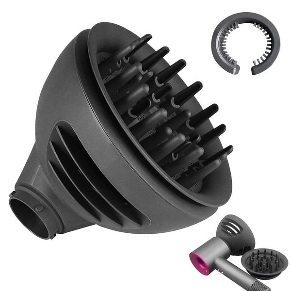 Universeller Diffusor-Aufsatz für Locken und Volumen | Doppelfunktion mit 360°