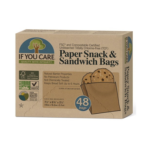 If You Care Sandwich Bags - 48 pack