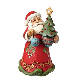 Heartwood Creek 15th Anniversary Commemorative Santa (Hanging Ornament)