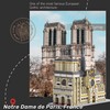 Mantfuty Micro Mini Notre Dame de Paris Cathedral Building Blocks