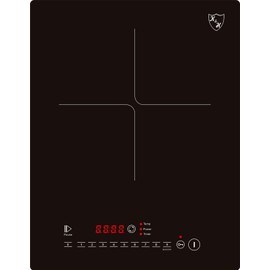 K&H Single Portable Burner SOUS VIDE THERMOCONTROL Induction Electric Stove Sensor Touch Ceramic Cooktop Plug in Hot Plate 120V 1800W SVIN-18SV