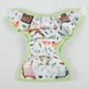 Newborn Baby Cloth Diaper Cover Nappy Hook and Loop (Wolf