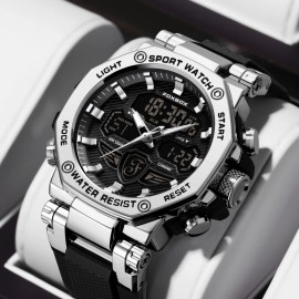 Lige Military Waterproof Digital Sports Men Watch LED Backlight Man Wristwatch Gift