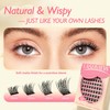 LASHVIEW CloudFloat Cluster Lashes,Lash Clusters Natural Look Cluster Lashes Extensions