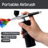 SHPTDJTICAirbrush Kit with Compressor, Airbrush Compressor Rechargeable Upgraded 1200Amh 32PSI