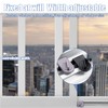 ziyue 4 Pack Sliding Window Locks Security Instant Slide Window