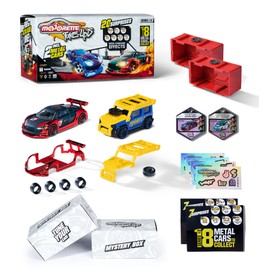 Majorette Tune Ups Series 2, Set of 2 with 20 Surprises, Metal Toy Cars for Tuning, 2 of 18 Cars to Collect in Surprise Pack, Includes Tuning Accessories, Collectible Boxes and Stickers