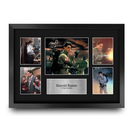 HWC Trading Harold Ramis Ghostbusters Gifts Printed Signed Autograph Picture Display for Movie Memorabilia Fans - A3 Framed
