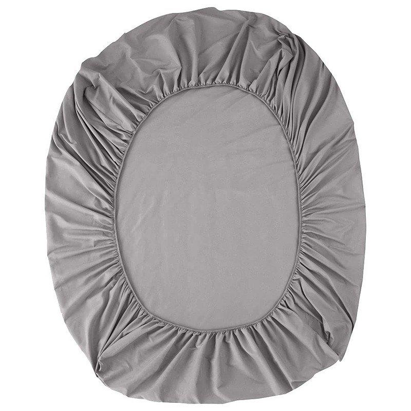 Treeflyheart Fitted Sheet Wide King Gray Absorbent Quick Drying Sheet