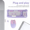 Wireless Keyboard and Mouse 2.4Ghz Connection Cute Keyboard Mouse Set