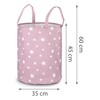Nukido Freestanding Toy Basket for Children's Room, Large, Spacious, Charming