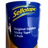 Sellotape Original Golden Tape Roll Non-static Easy-tear Retail Pack 24mmx50m