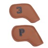 10PCS Golf Head Protective Covers Waterproof PU Material Golf Putter