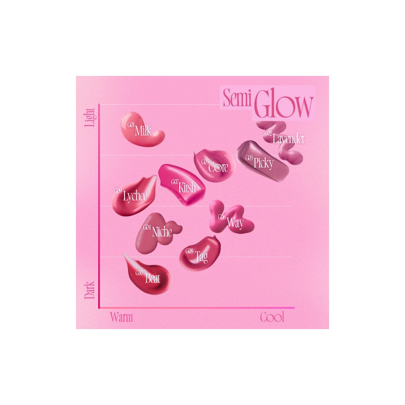 fwee Pink Obsession Stay-Fit Lip Tint 3.8g - G01 Milk