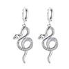 HMOOY Snake Earrings, Snake Drop Dangle Earrings, Gold Huggie Small