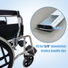 Wheelchair Brake Handle Extenders for 5/8" Tips - Upgrade Flat